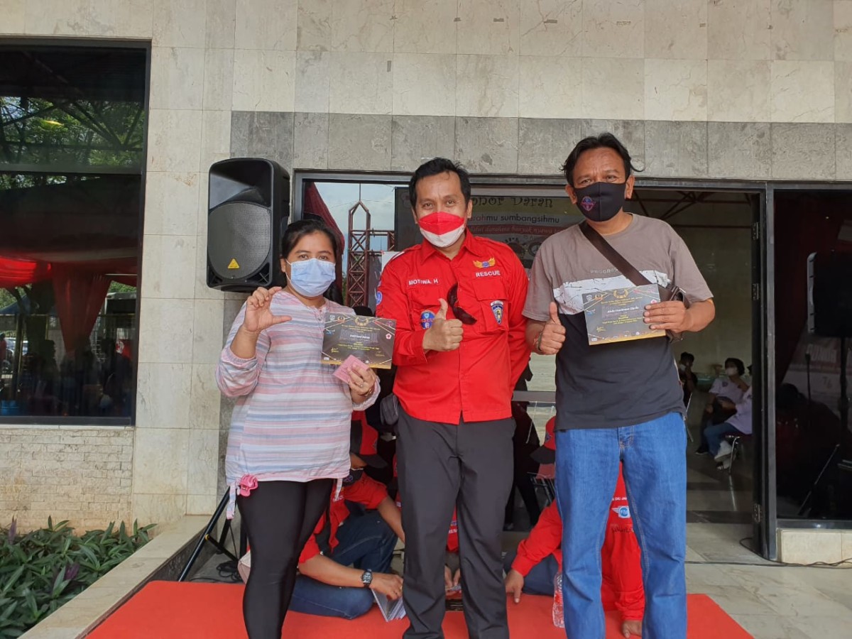 Donor Darah Rescue IMI DKI; 'Kami Berbagi, Kami Peduli'  