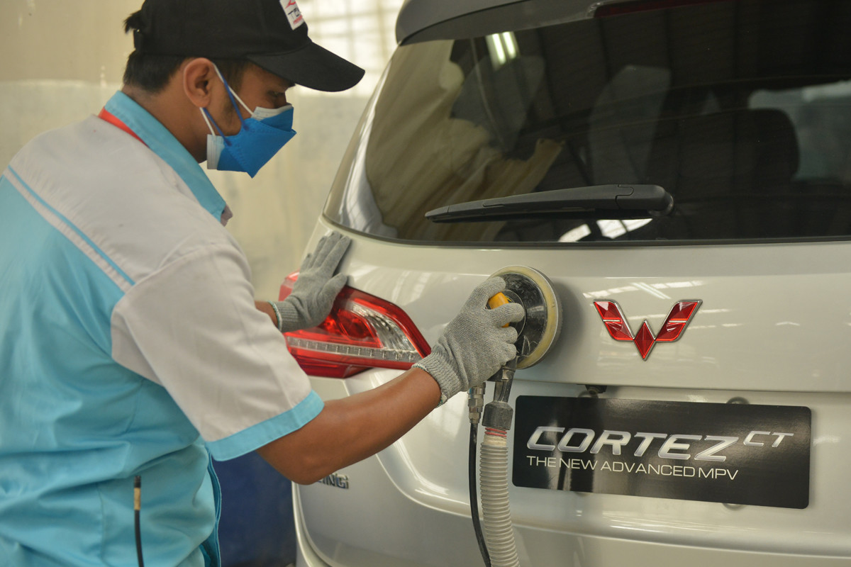 Permudah Layanan Purnajual, Wuling Gandeng Tekno Body Repair  