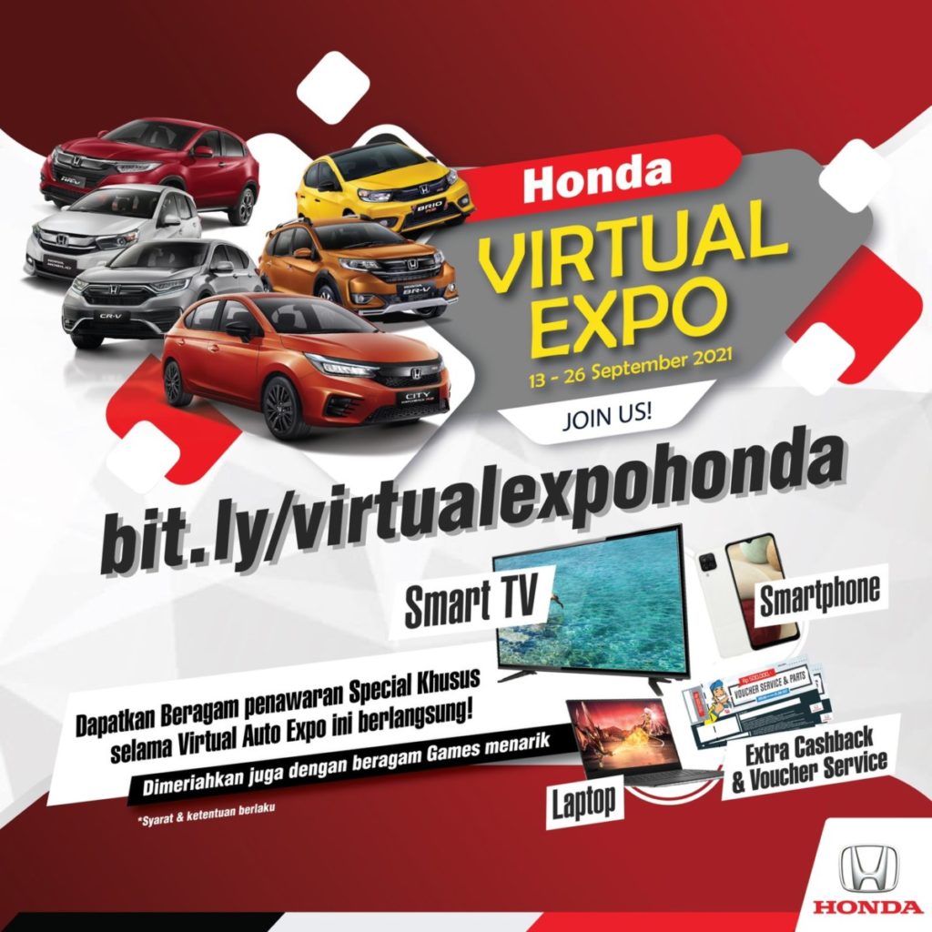 Honda Jakarta Center Gelar Pameran “Virtual Expo Honda”  