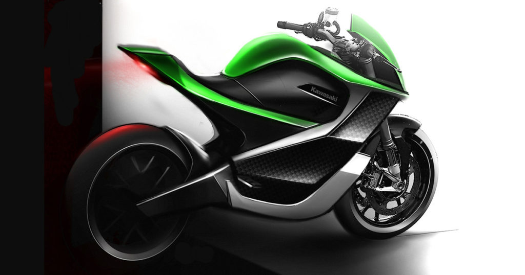 Kawasaki E-Boost, Andalkan Teknologi Hybrid Dengan Motor Listrik  