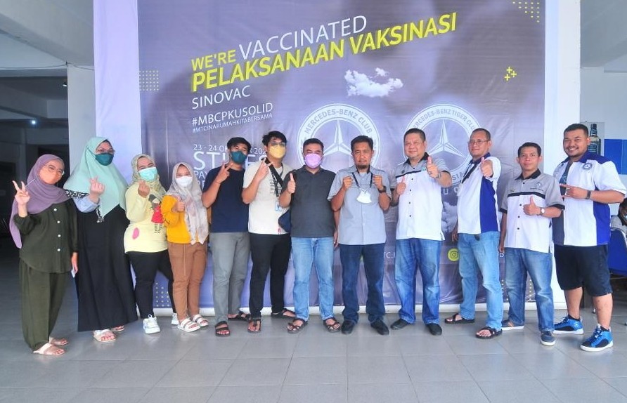 MTC INA Pekanbaru dan MBCP Gelar Vaksinasi Massal Kedua  