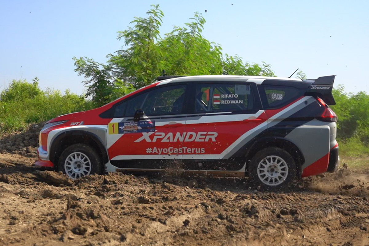 Ketangguhan Xpander AP4 Libas Lintasan di Kejurnas Sprint Rally 2021  