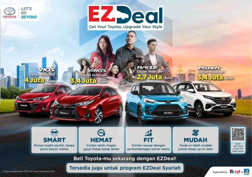 Program EZDeal Dari Toyota Berikan Solusi Mobilitas Terbaik Bagi Konsumen  