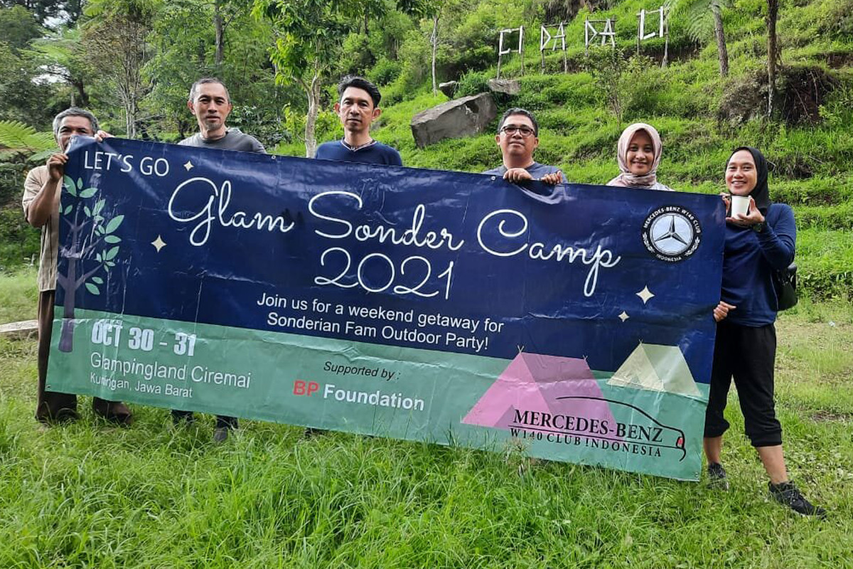 MB W140 CI 'Glam Sonder Camp 2021', Nikmati Alam Pegunungan  