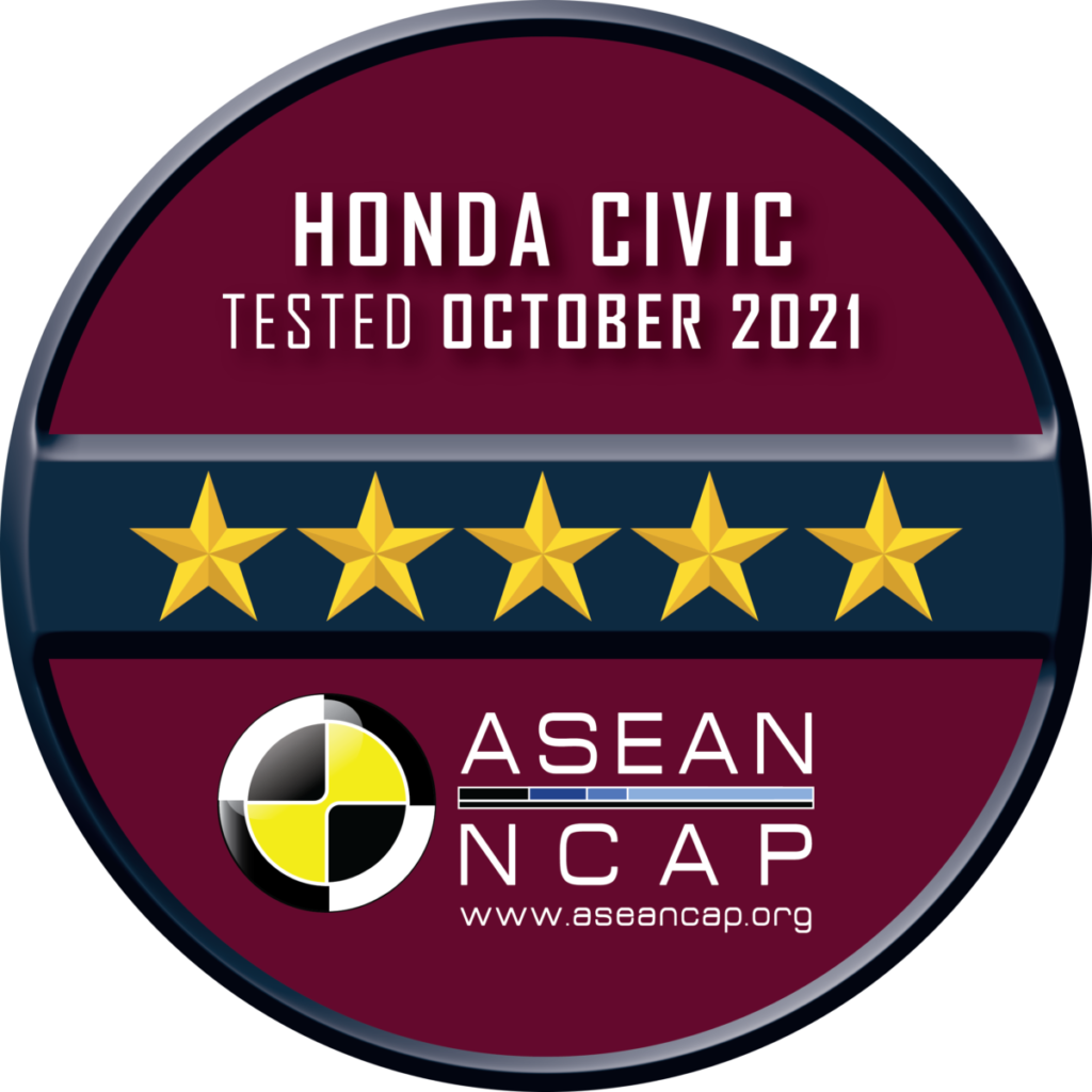 All New Honda Civic Raih Rating Keselamatan Tertinggi ASEAN NCAP 