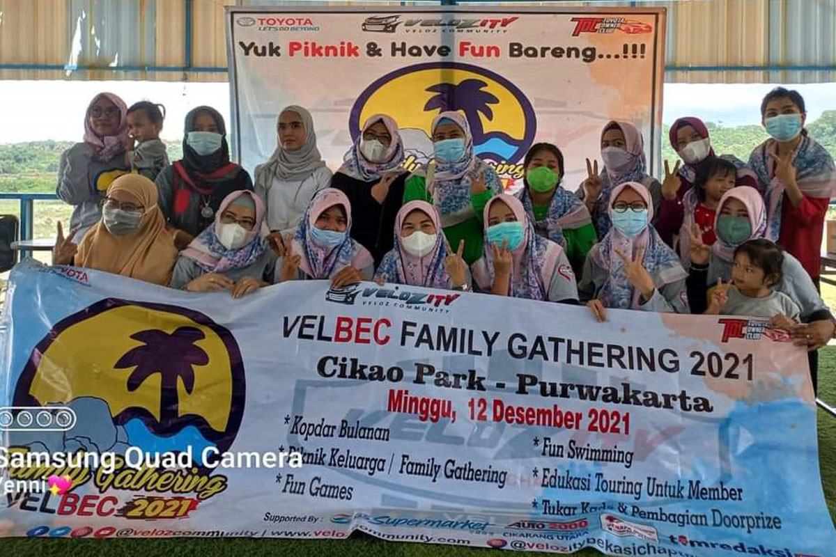 Tutup Tahun 2021, Velozity Bekasi Chapter Gelar Family Gathering 