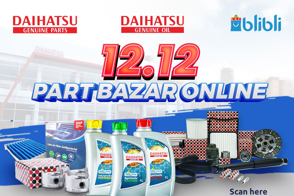 Daihatsu Gelar Part Bazar Online Diskon Hingga 90%  