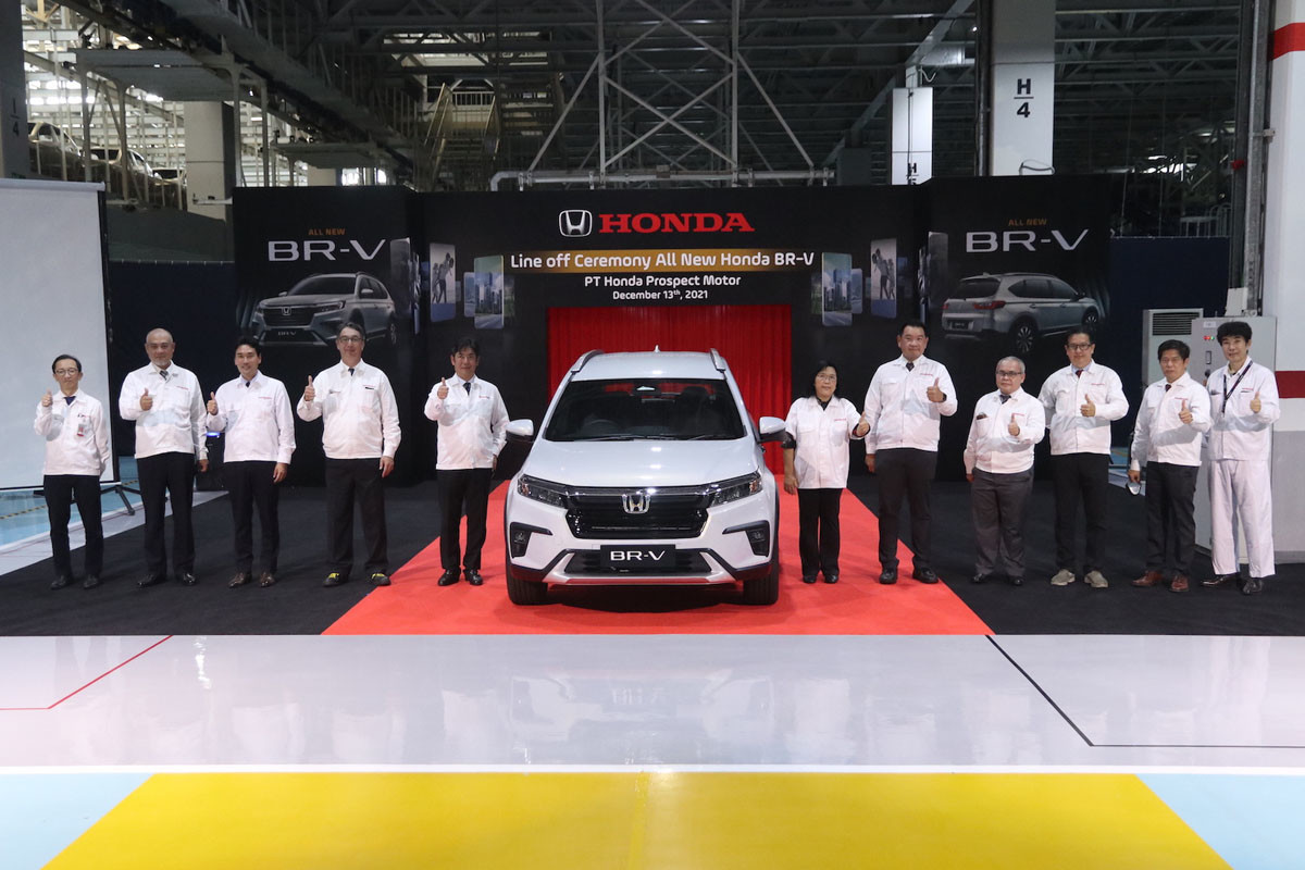 Honda Mulai Produksi Pertama All New Honda BR-V 