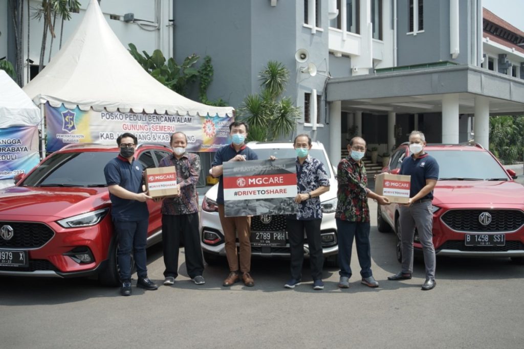 MG Indonesia Salurkan Bantuan Untuk Korban Erupsi Semeru 