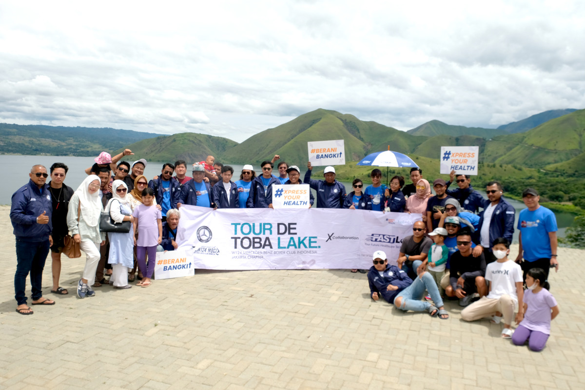 Bersama Medan Chapter, Peserta 'Tour de Toba Lake' Kelilingi Samosir  