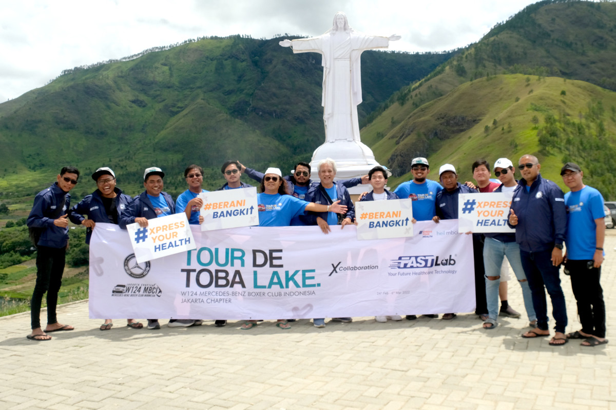 Bersama Medan Chapter, Peserta 'Tour de Toba Lake' Kelilingi Samosir  