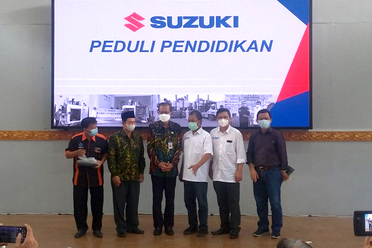 Suzuki Donasikan Mesin Industri untuk Sekolah Kejuruan  