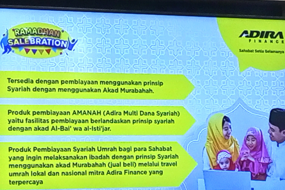 Sukses di IIMS 2022, Adira Finance Gelar 'Ramadhan SaleBration'  