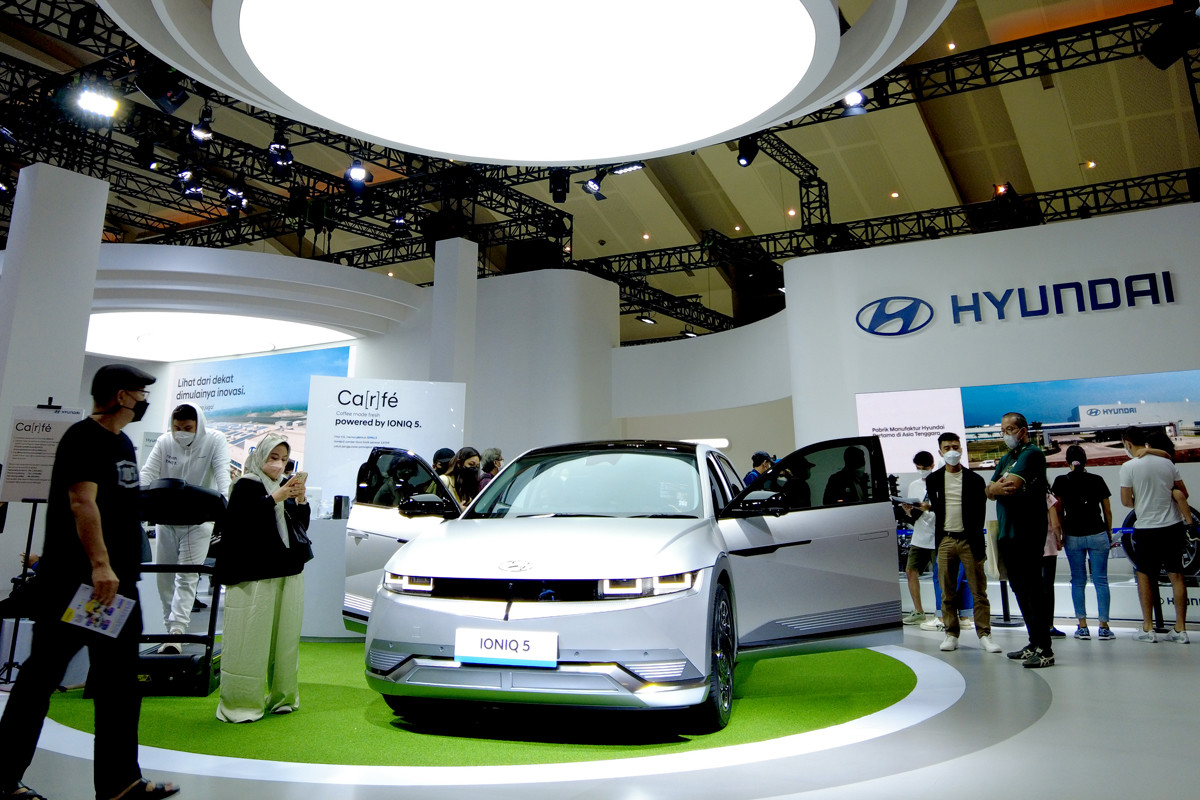 Usung Fitur 'Vehicle to Load', Hyundai IONIQ 5 Meluncur di IIMS 2022 