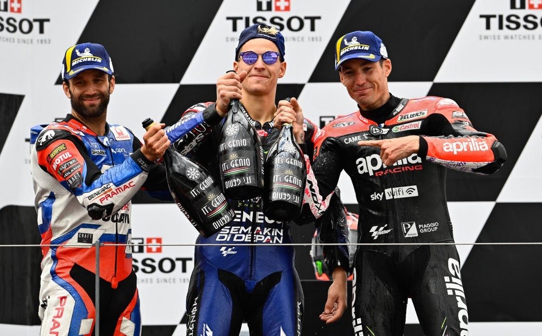 Juara MotoGP Portugal, Quartararo Kuasai Klasemen Sementara  