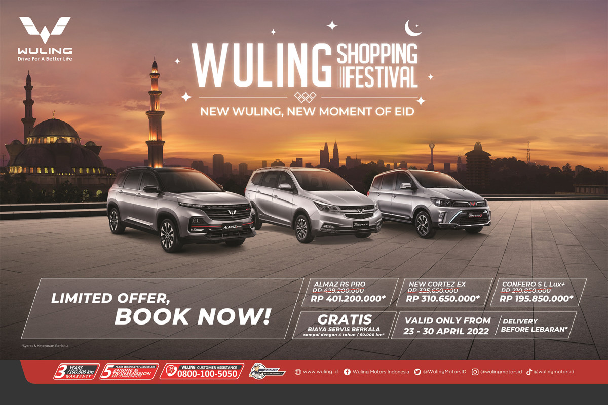 ‘Wuling Shopping Festival’, Berikan Beragam Promo Menarik  