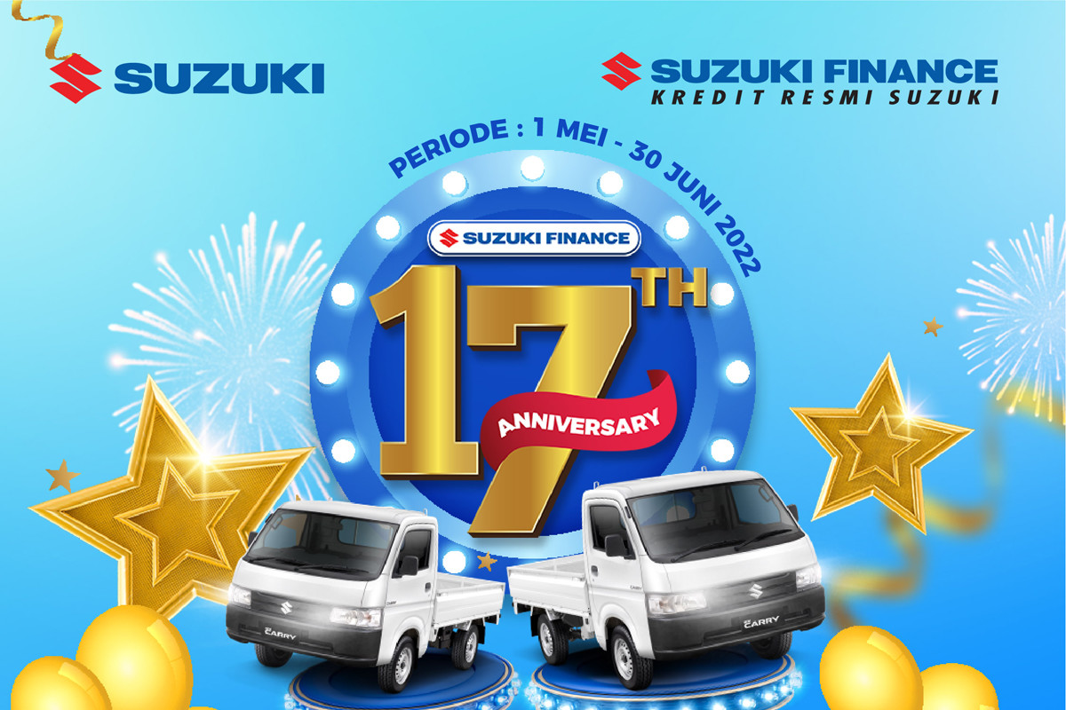 Ulang Tahun ke-17, Suzuki Finance Gelar Beragam Promo Menarik  
