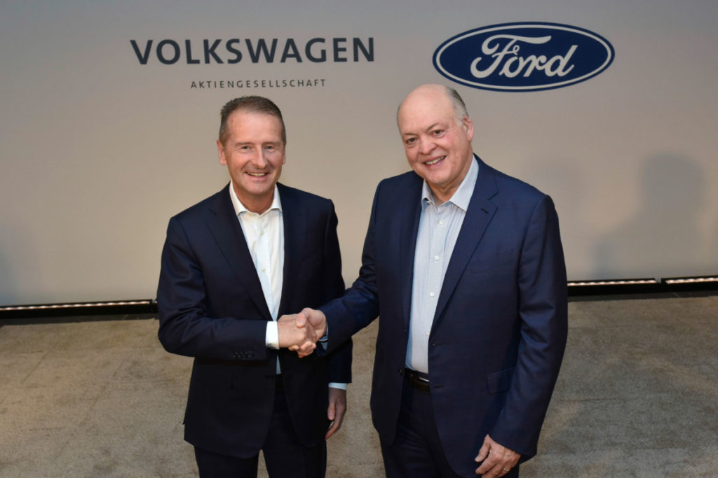Ford Dan VW Akan Berbagi Platform Mobil Listrik  