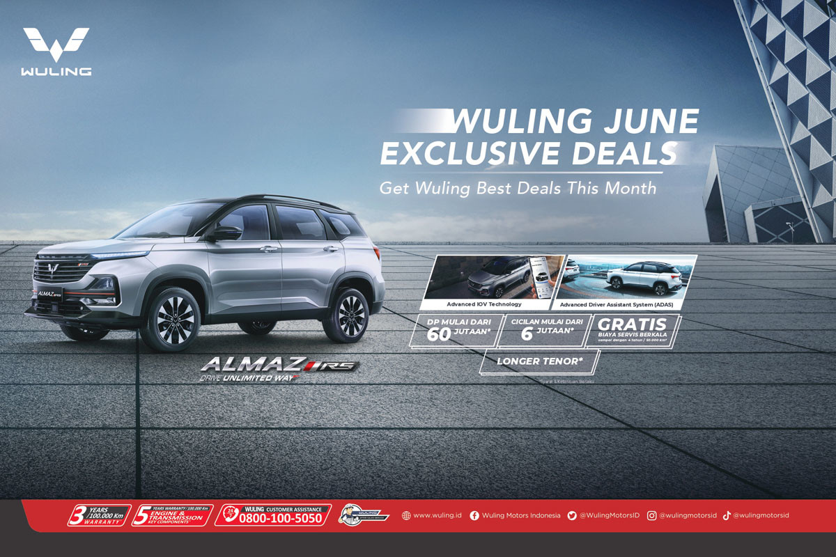 Wuling Hadirkan Promo Spesial ‘Wuling June Exclusive Deals’  