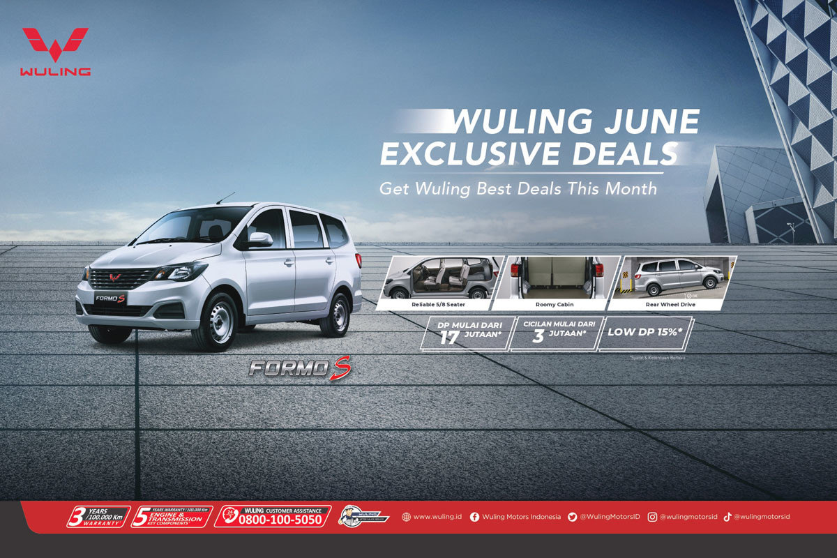 Wuling Hadirkan Promo Spesial ‘Wuling June Exclusive Deals’  