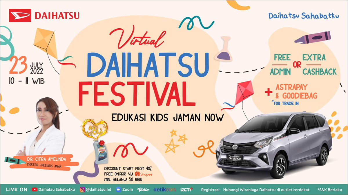 Daihatsu Ajak Keluarga Muda Nikmati Akhir Pekan di Virtual Festival  