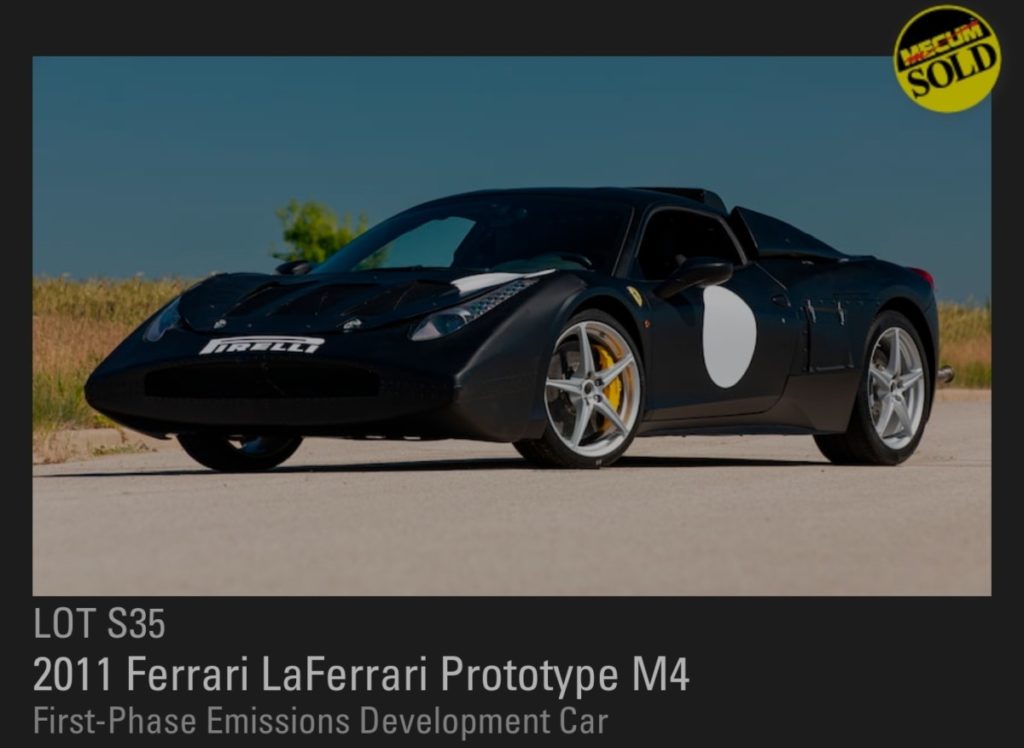 Empat Mobil Uji Prototype Ferrari  Dilelang Di Monterey Car Week 2022  