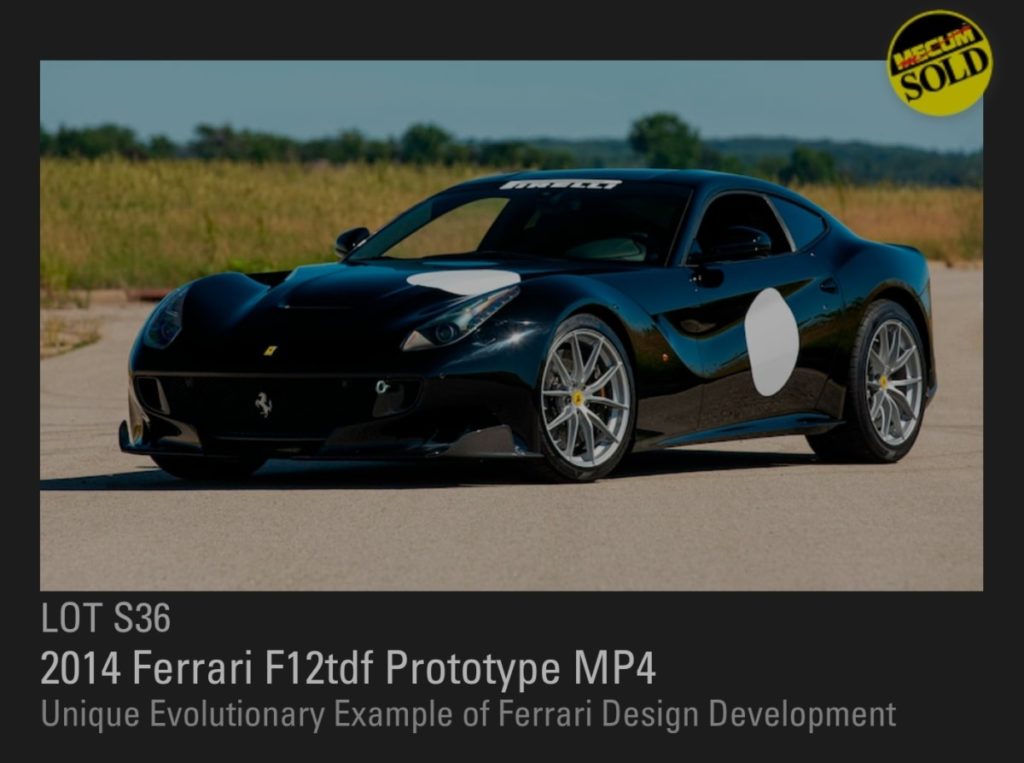 Empat Mobil Uji Prototype Ferrari  Dilelang Di Monterey Car Week 2022  