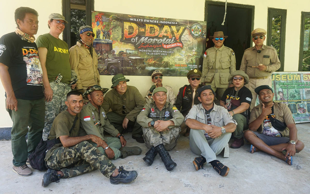 Jelajah Pulau Morotai, WOI Gelar Acara 'D-Day of Morotai'  