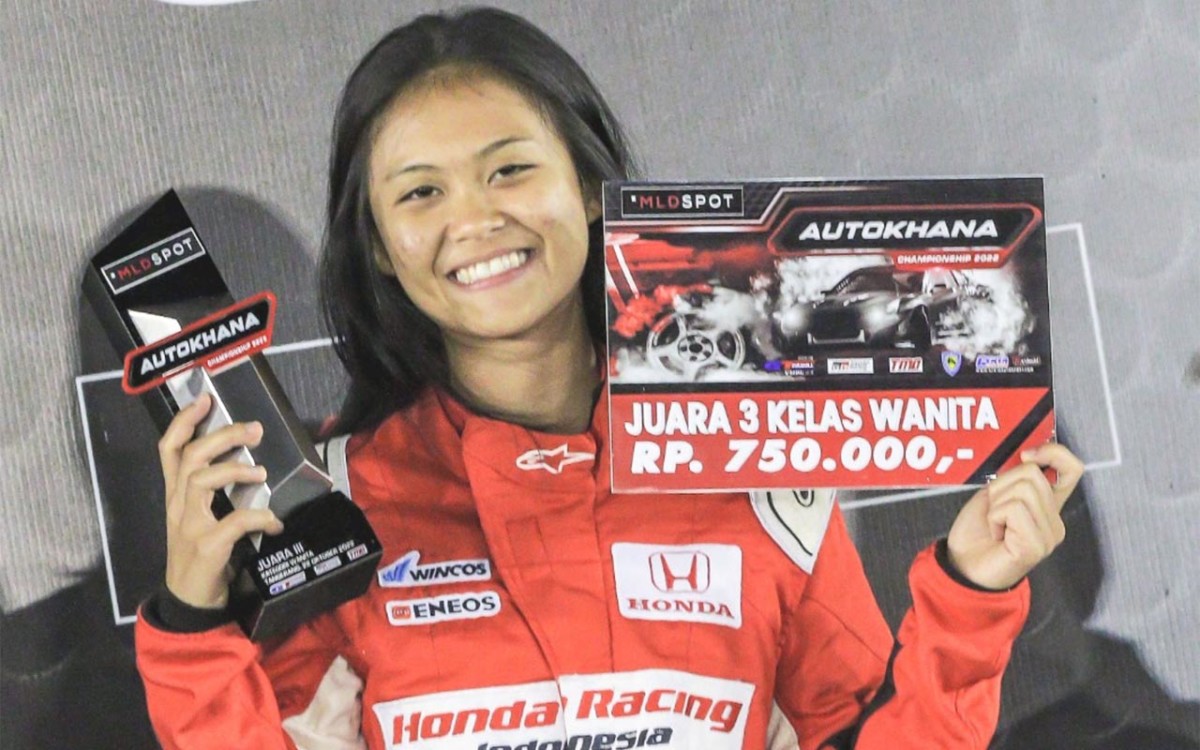 Pembalap Muda Honda Berhasil Naik Podium Kejurnas Autokhana  