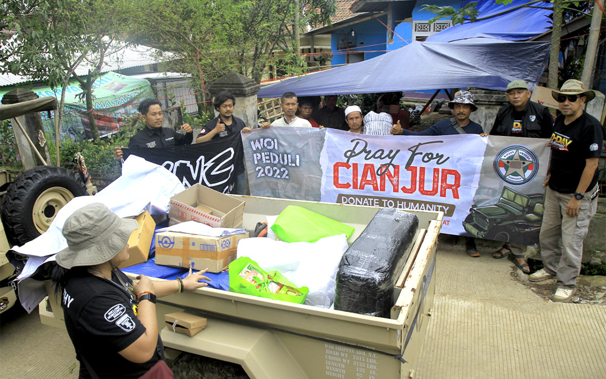 Willys Owners Indonesia Peduli Gempa Cianjur  