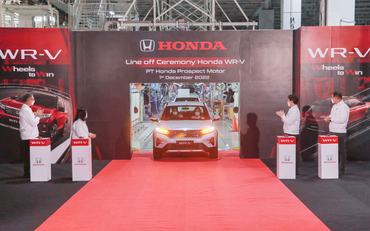 Honda Prospect Motor Memulai Produksi Massal Honda WR-V  
