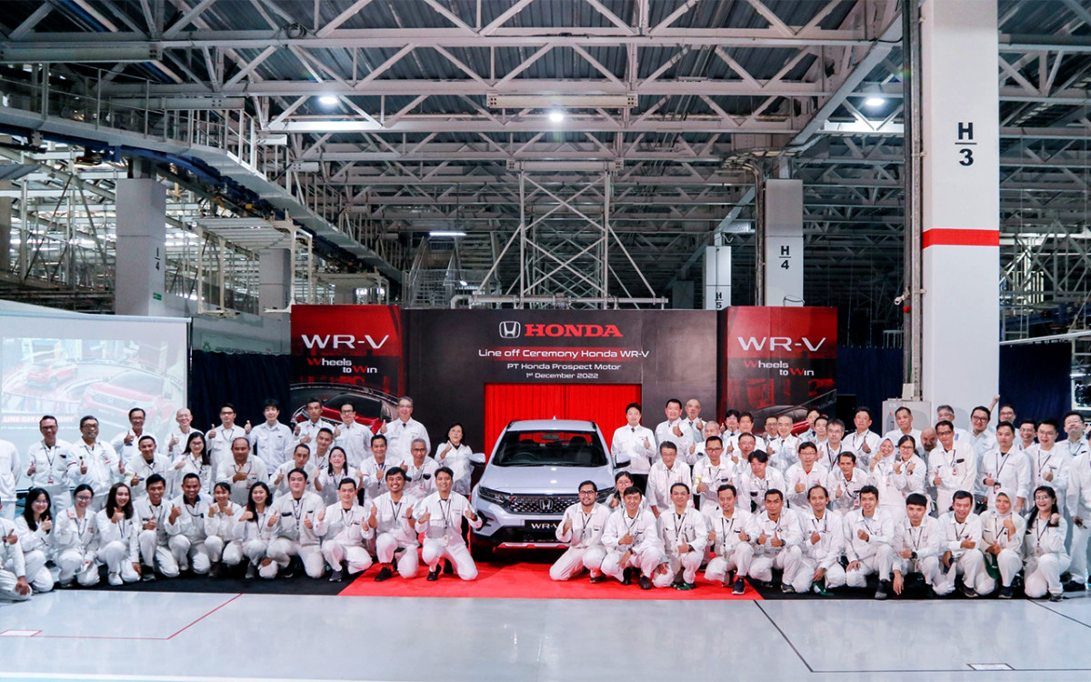 Honda Prospect Motor Memulai Produksi Massal Honda WR-V  