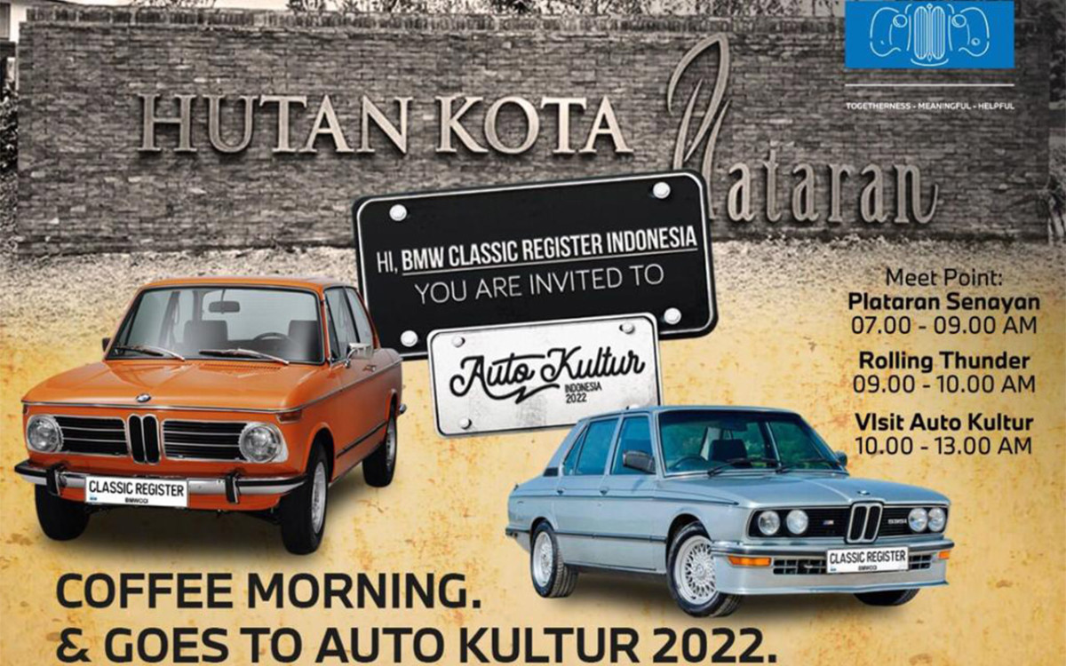 BMWCCI Classic Register Hadiri Auto Kultur 2022  