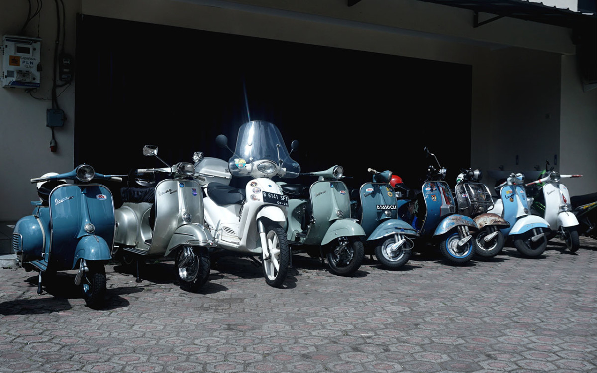 Dari Acara HUT Vespa Benz Owners ke-2, 'Riding and Sharing'  