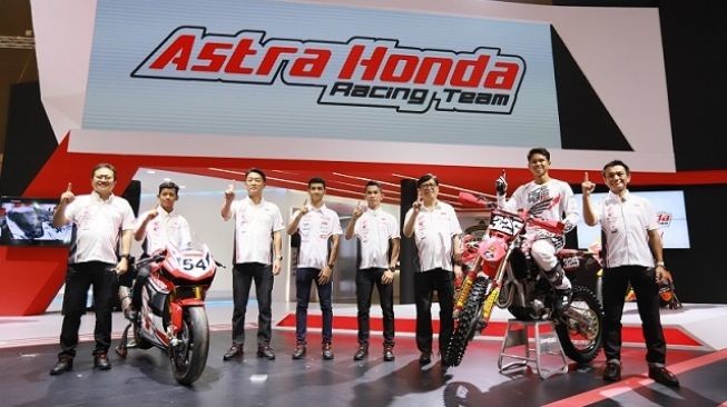 Pebalap Muda Astra Honda Racing Team di IIMS 2023  