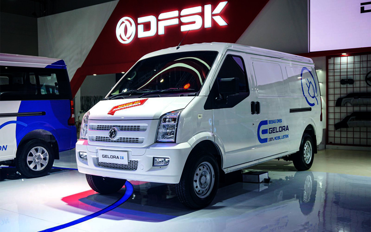 DFSK Gelora E, Kendaraan Niaga Berbasis Listrik Termurah di IIMS 2023  