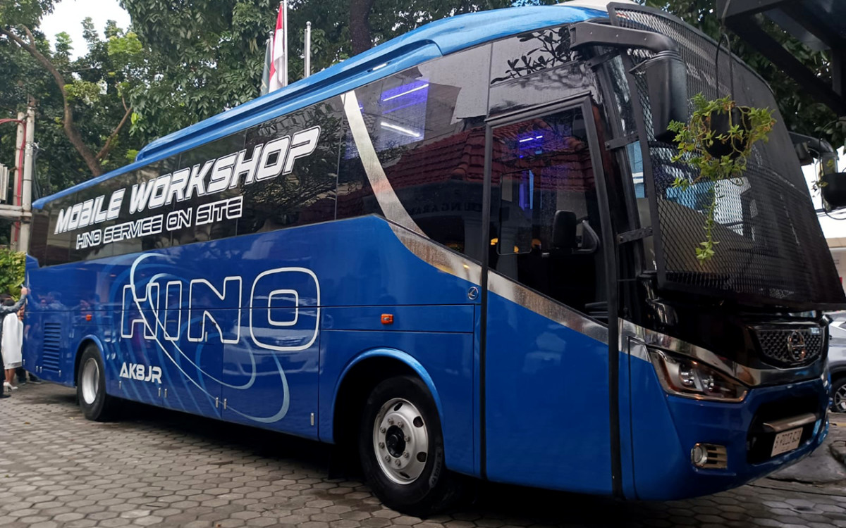 Layani Mudik Konsumennya, HINO Siapkan Bus Mobile Workshop  
