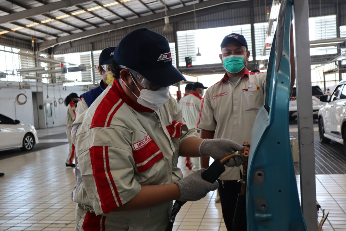 Auto2000 Cibiru, Fasilitas Body & Paint Toyota Terbesar Bandung  