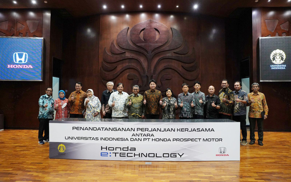Riset Teknologi Elektrifikasi, Honda Gandeng Universitas Indonesia  