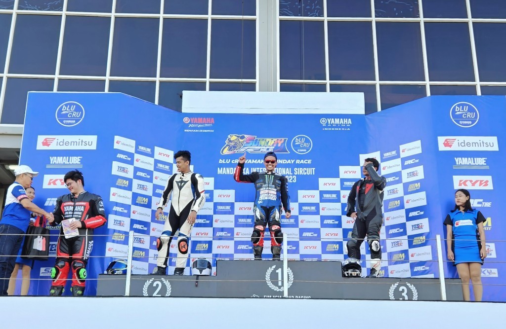 Yamaha Sunday Race 2023, Febrian Agung Podium 1 Superstock 1.000cc  