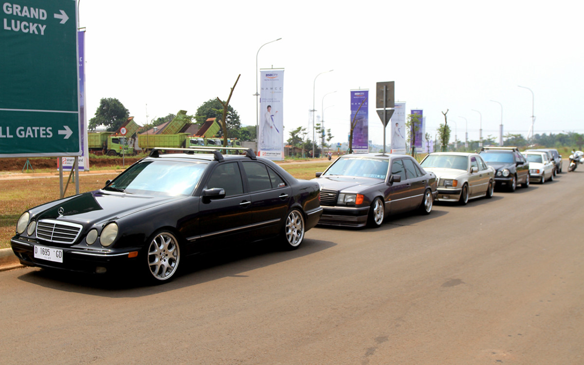 Empat Klub Mercedes-Benz Gelar Gathering di BSD City  