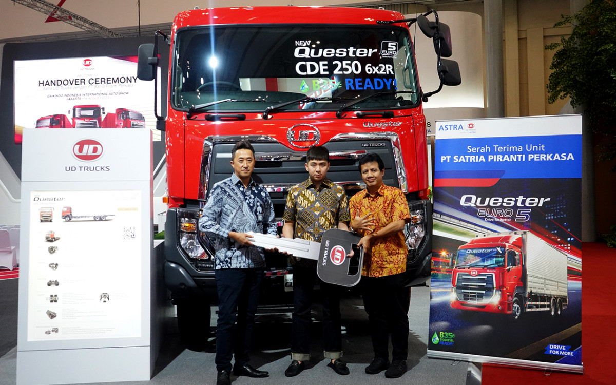 UD Truck Serahkan 30 Unit Quester Euro5 CDE 250 ke Perusahaan ini  