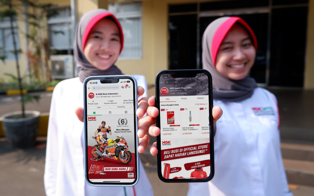 Akomodir Konsumennya, NGK Busi Indonesia Buka Official Store  