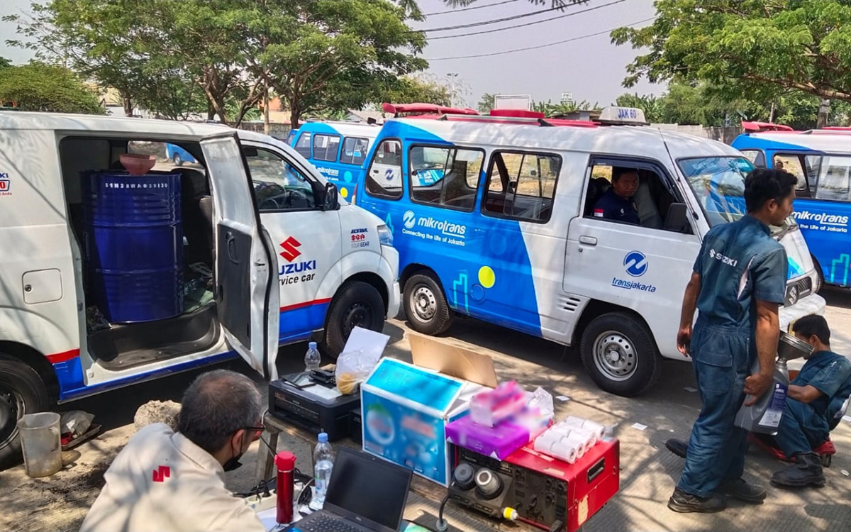 Suzuki Gelar Servis Gratis Kepada Pelanggan Fleet Mikrotrans  