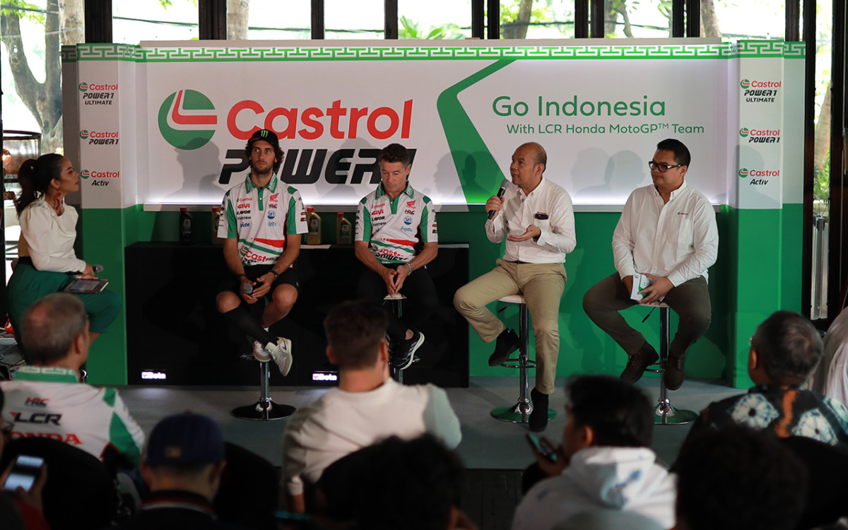 Castrol Indonesia dan LRC Honda Gaungkan 'Go Indonesia' di MotoGP  