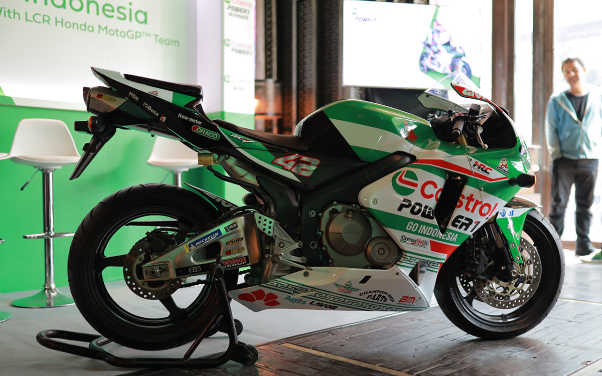 Castrol Indonesia dan LRC Honda Gaungkan 'Go Indonesia' di MotoGP  