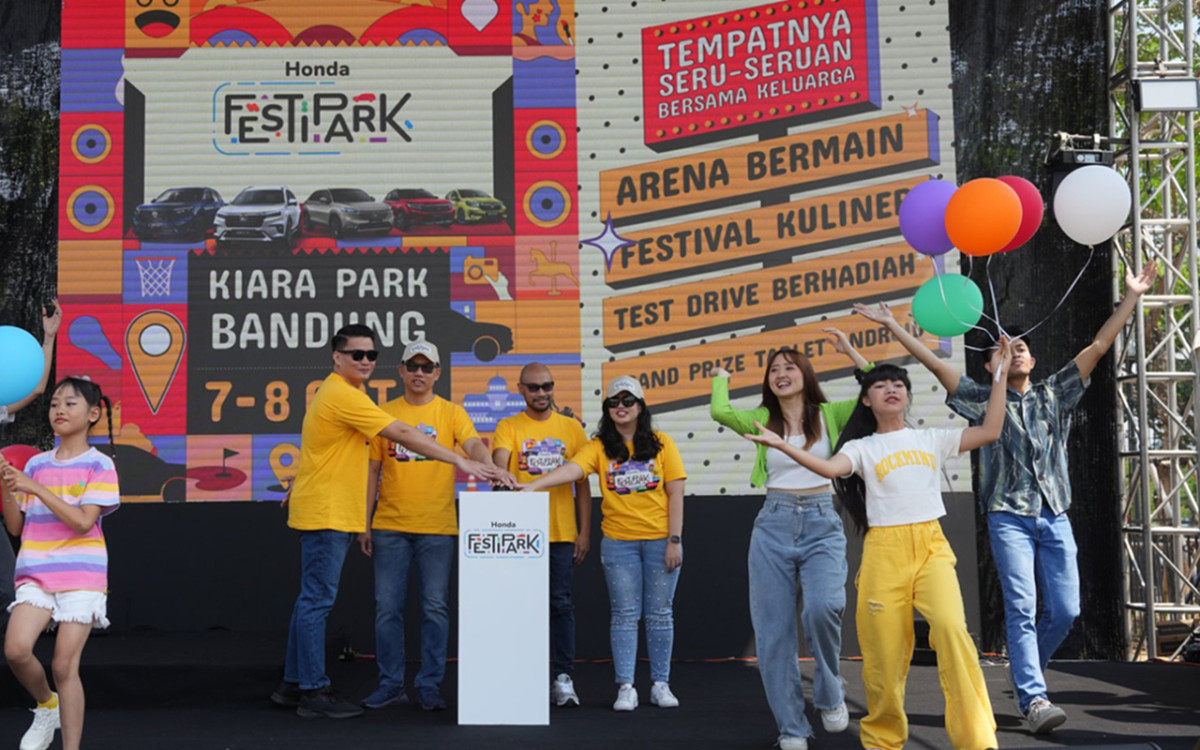 Keseruan Acara Honda FESTIPARK di Kota Bandung  