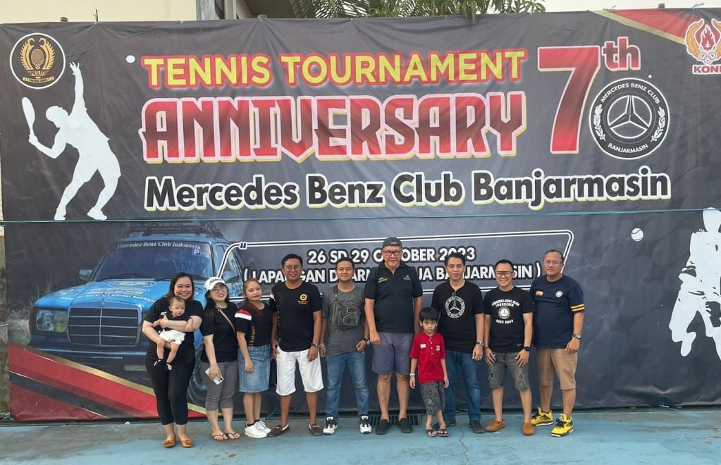 Rayakan HUT ke-7, MB Club Banjarmasin Gelar Turnamen Tenis  