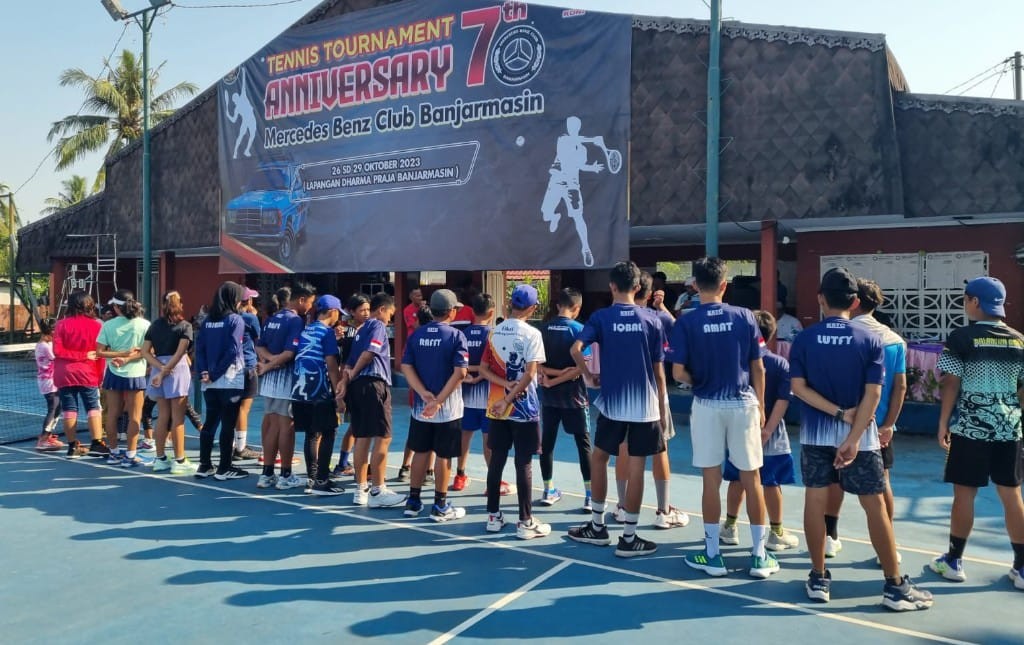 Rayakan HUT ke-7, MB Club Banjarmasin Gelar Turnamen Tenis  