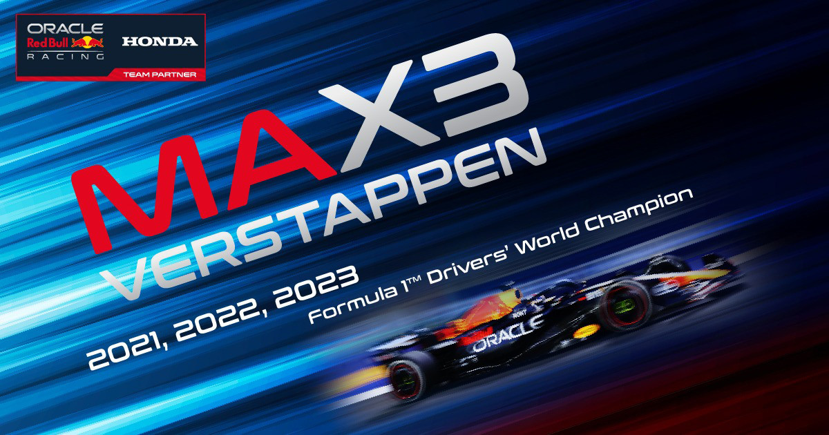 Hattrick, Honda Antar Max Verstappen Raih Gelar Juara Dunia F1  